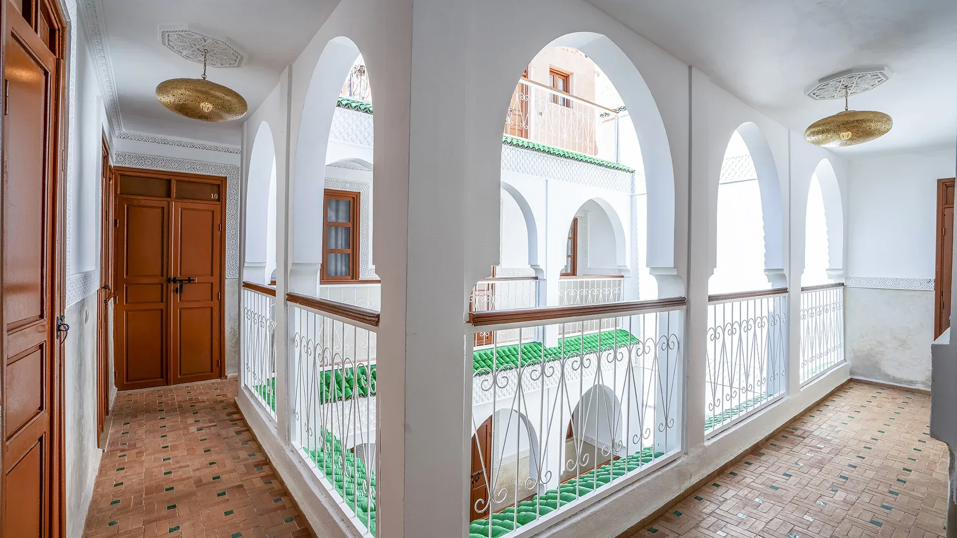 Patio intérieur du Riad Arrahma, Marrakech