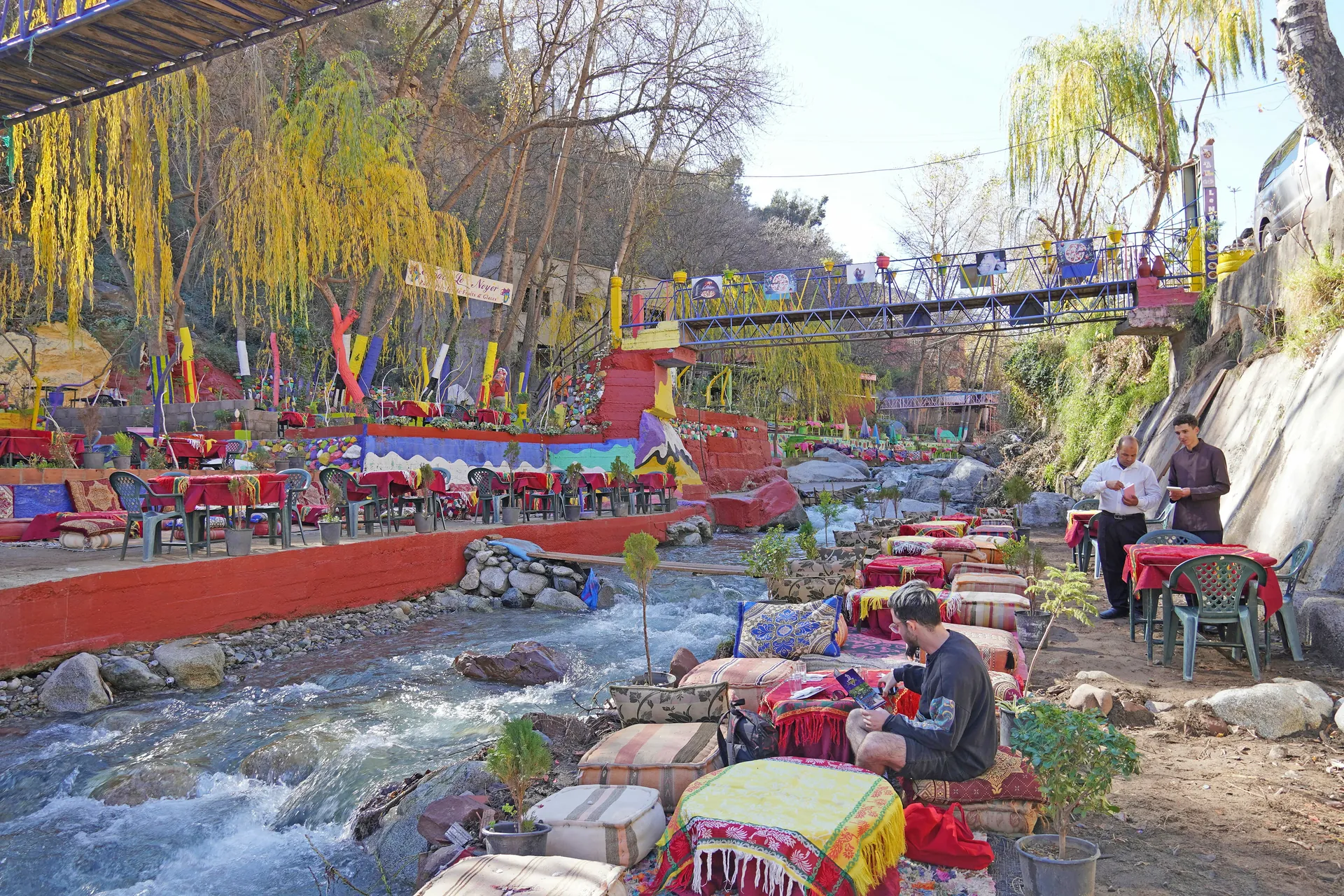 Excursion privée dans la vallée de l'Ourika et ses cascades — Riad Arrahma, Marrakech