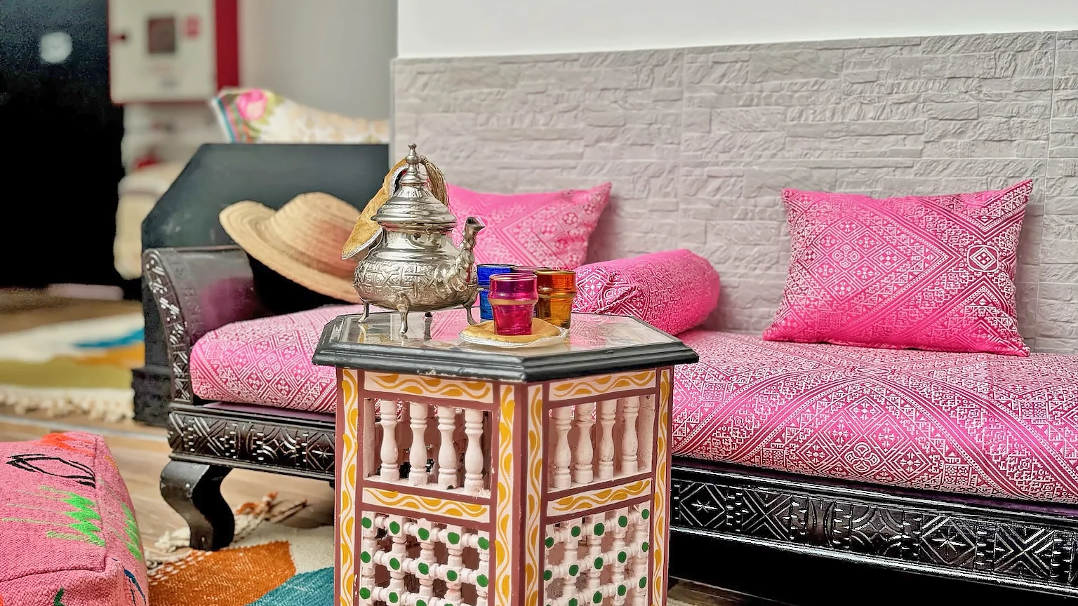 Lobby du Riad Arrahma, Marrakech