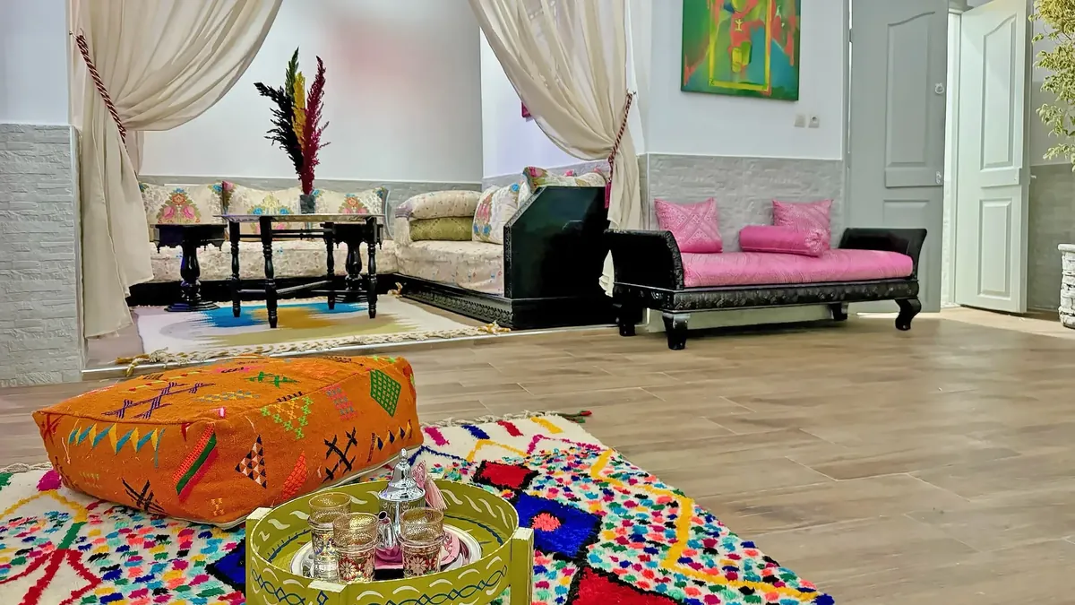 Lobby du Riad Arrahma, Marrakech